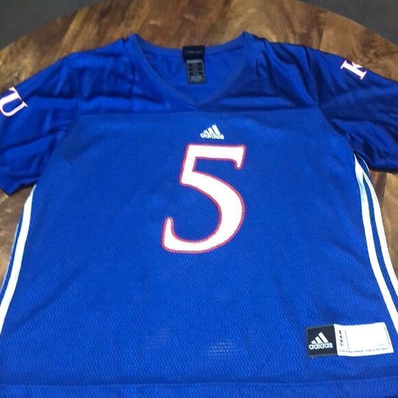 Adidas KU Football Jersey shirt XL - Picture 1 of 6